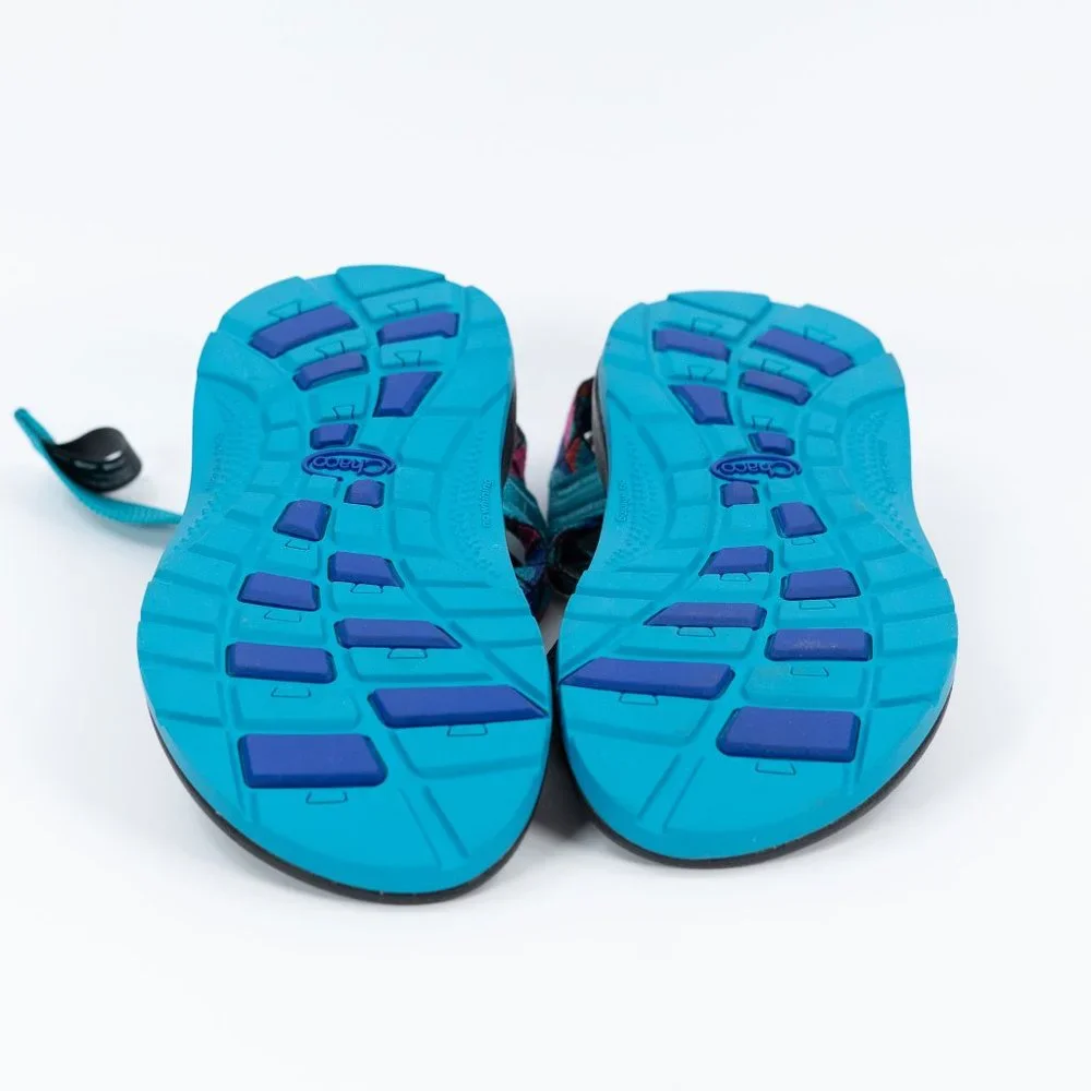 Chaco Kid's ZX1 Ecotread 'Break Teal' J180264 Outdoor Sandals size 2 Y
